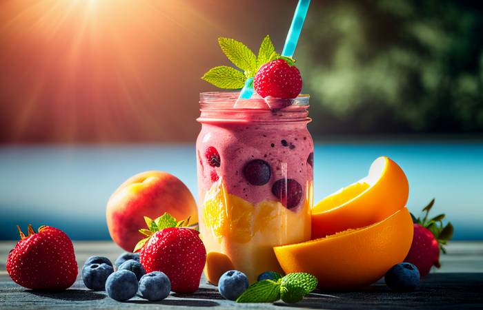 Eine Besonderheit sind Smoothies, denn sie ähneln in ihrer Zusammensetzung den Fruchtsäften, fallen allerdings nicht unter die Fruchtsaftverordnung. ( Foto: Adobe Stock-PostReality Media) 