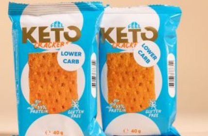 Neues funktionelles Lebensmittel: feel keto Crackers (Foto: MITOCare GmbH & Co KG. feel keto AG)