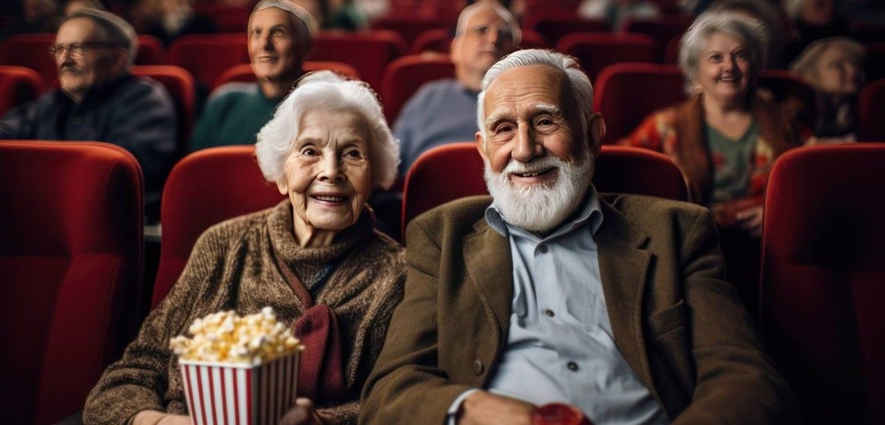 Kostenlose Kinovorstellung für Senioren mit kleiner Rente (Foto: AdobeStock 626165846 Anna)