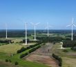 Neun Vestas V162-Turbinen in Zeven in 14 Monaten errichtet (Foto: Energiequelle GmbH)