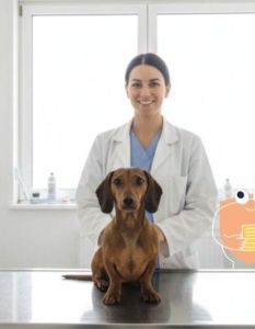 Steigende Tierarztkosten belasten Hundebesitzer - Hundekrankenversicherung schützt vor finanziellen (Foto: KI-generiert via deevid.ai)