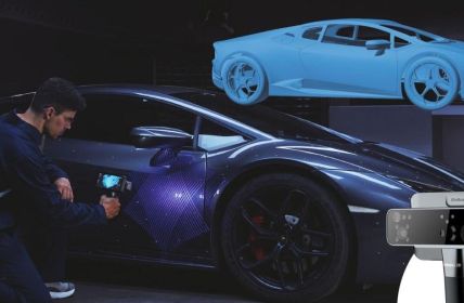 Ideal für Fertigung, Reverse Engineering und Kulturgüter dank Laser EinScan Rigil kombiniert hybride Lichtquellen und drei flexible (Foto: Shining 3D)