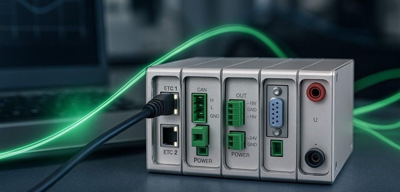 KNESTEL: Präzisions-Analog-Modul erfasst Strom Spannung Temperatur mit höchster (Foto: KNESTEL Technologie & Elektronik GmbH)