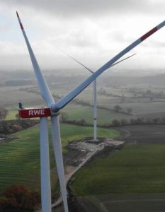 RWE nimmt modernen Windpark Lasbek in Betrieb nach (Foto: RWE.)