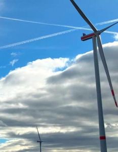 Windpark Dollenkamp mit 45 MW erreicht 100.000 MWh Ökostrom (Foto: ENOVA Holding GmbH & Co. KG)