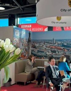 Invest Region Leipzig präsentiert Zukunftsprojekte auf MIPIM Cannes (Foto: Invest Region Leipzig GmbH)
