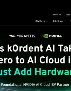 Mirantis k0rdent AI validiert durch NVIDIA beschleunigt rentable (Foto: Mirantis)