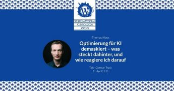 WordCamp Vienna 2026: GEO-Strategien optimieren dauerhaft Online-Sichtbarkeit im (Foto: .kloos digital GmbH)