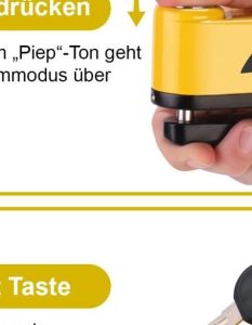 AGT Bremsscheiben-Schloss mit 110-dB-Alarm für optimalen mobilen Diebstahlschutz (Foto: PEARL GmbH)