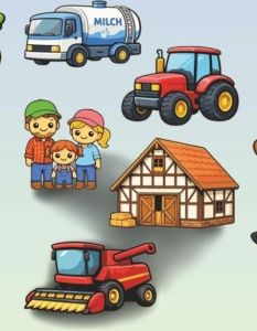 Bunte i.m.a-Tattoos vermitteln Kindern Landwirtschaft spielerisch direkt auf (Foto: i.m.a - information.medien.agrar e.V.)