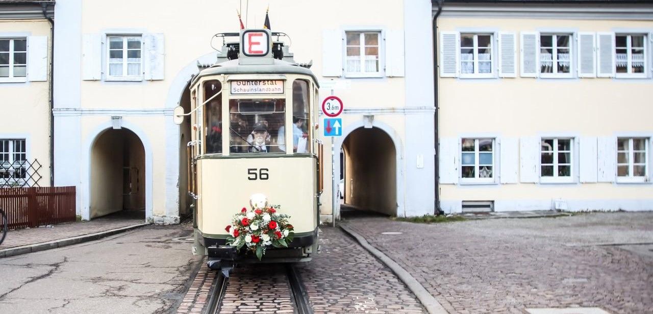 VAG organisiert kostenlose Jubiläumsfahrt mit historischen Straßenbahnen durch (Foto: VAG Freiburg, Anja Thölking)