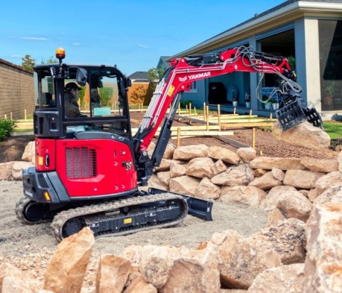 SV39: Stabilität neu definiert in Yanmars neuestem Minibagger (Foto: Antoine TACCETTI)