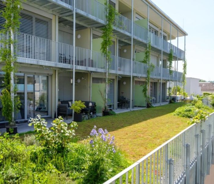 "Grüner Wohnen" in Singen am Hohentwiel. (Foto: Kupprion nachhaltige Architektur)