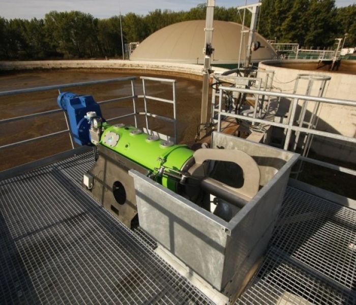 Fest, flüssig, nachhaltig: Effiziente Separation (Foto: Anaergia Technologies GmbH)