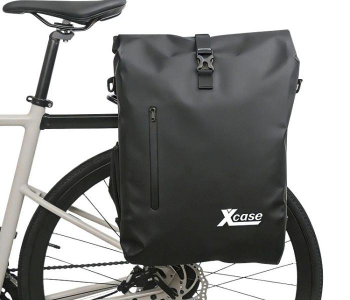 Xcase 3in1-Fahrradtasche für Gepäckträger, wasserdicht (Foto: PEARL GmbH)